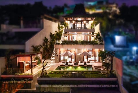 Salo villas panoramic view sauna and cold jacuzzi House in Bali