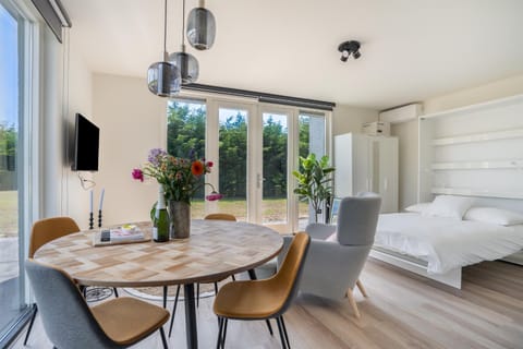 Bed, TV and multimedia, Seating area