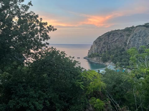 Natural landscape, Sea view, Sunset