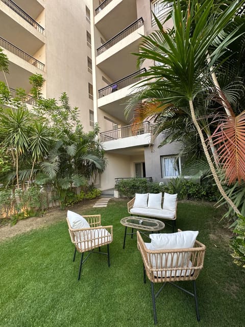 Property building, Patio, Spring, Garden, Seating area