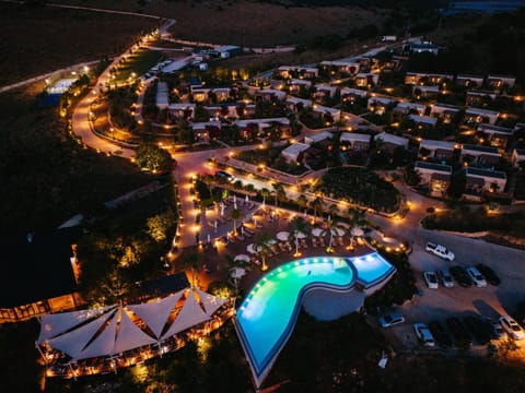 Property building, Bird's eye view, Swimming pool