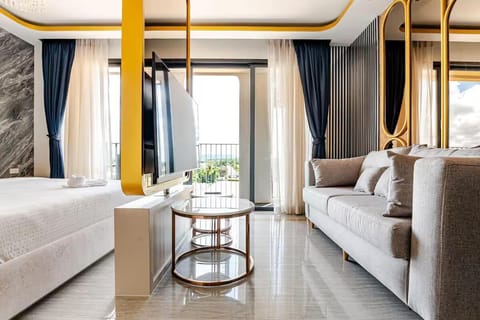 Living room, Bedroom