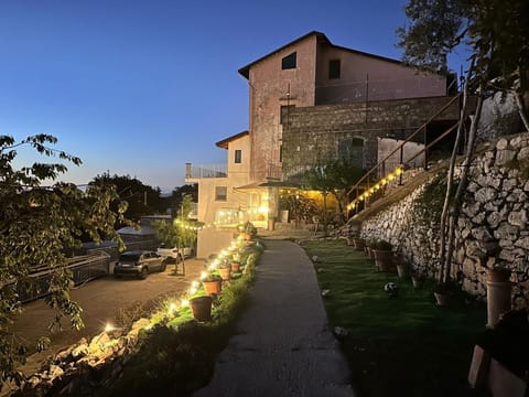 Property building, Night, Garden view, Street view, Parking