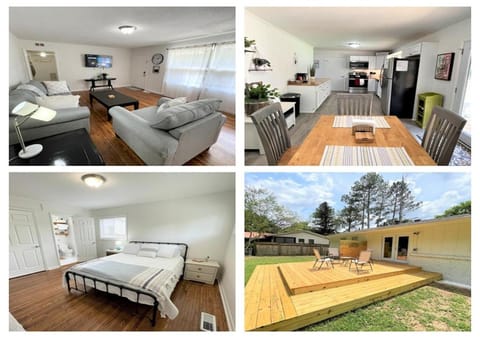 Property building, Bed, Kitchen or kitchenette, Photo of the whole room, Dining area, Bedroom