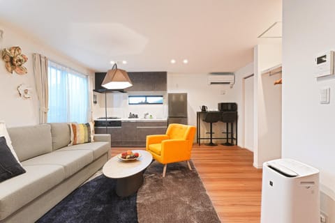Kitchen or kitchenette, Living room, Dining area