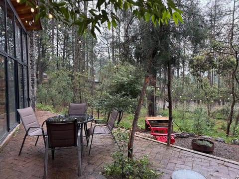 Cozy cabin in the woods with a wooden tub Cabin in Hidalgo, Mexico