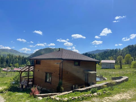 Property building, Spring, Day, Natural landscape, Mountain view