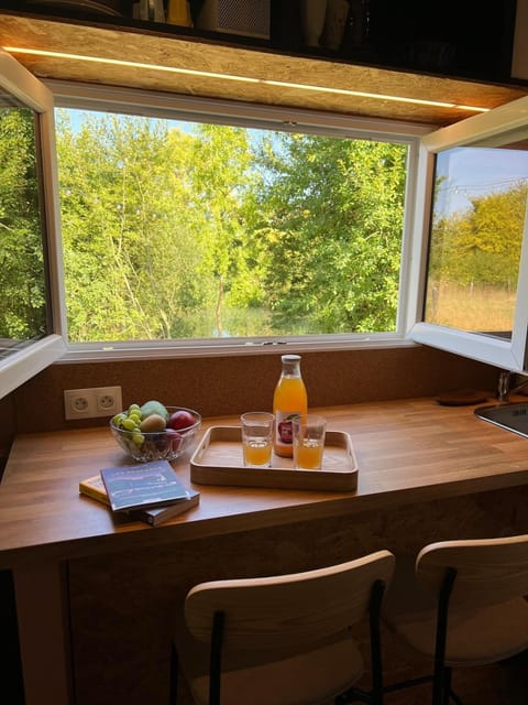 Natural landscape, Dining area, Lake view