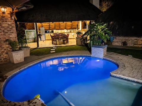 Night, Hot Tub, Pool view, Swimming pool