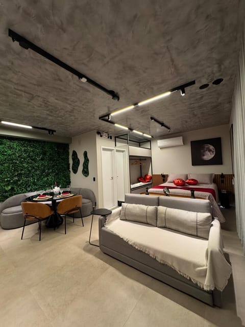 Toilet, Bed, Living room, Photo of the whole room, Bedroom, City view