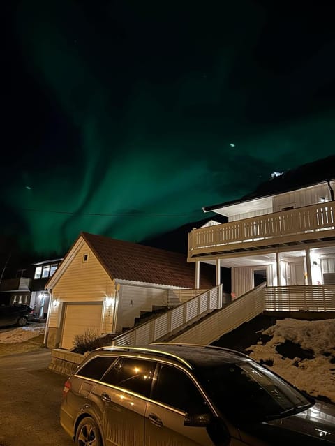 Property building, Night, Parking