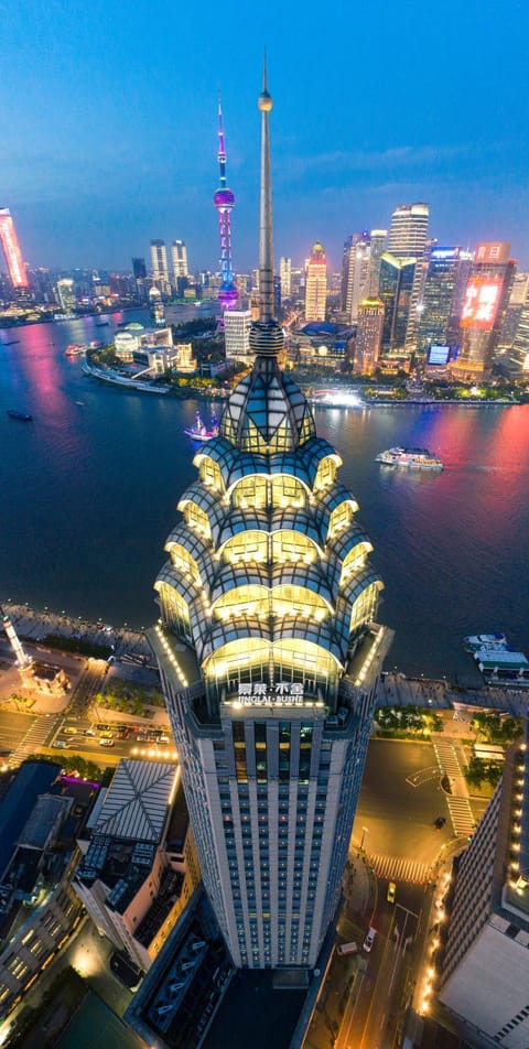 Property building, Night, Sea view