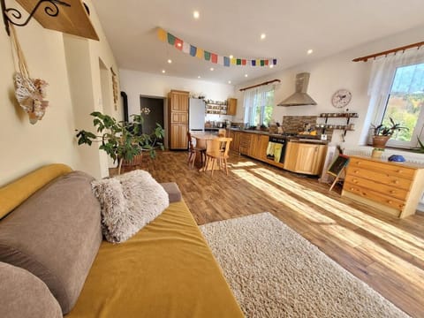 Kitchen or kitchenette, Living room