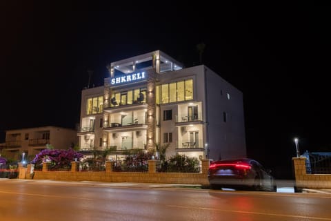 Property building, Night, Location, Parking