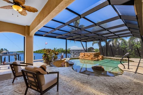Ultimate Cape Coral Getaway with Pool, Gulf Access & Games - Coral Horizon Villa House in Cape Coral