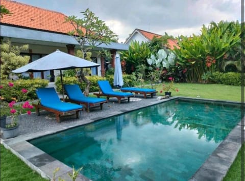 Property building, Garden view, Swimming pool, sunbed