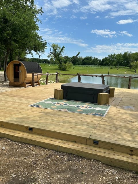 Rustic Luxe Yurt- Unit #1 Campground/ 
RV Resort in Waco