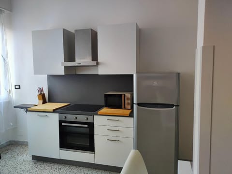 Kitchen or kitchenette, dishwasher, oven, stove