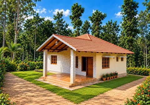 Property building, Natural landscape, Garden, Garden view