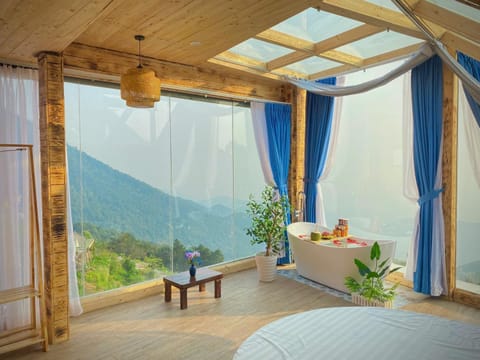 Natural landscape, View (from property/room), Photo of the whole room, Bedroom, Mountain view, Bath