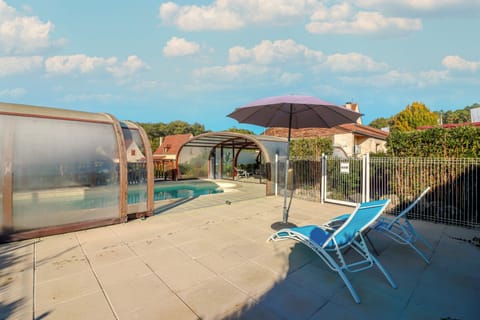 Property building, Living room, Swimming pool