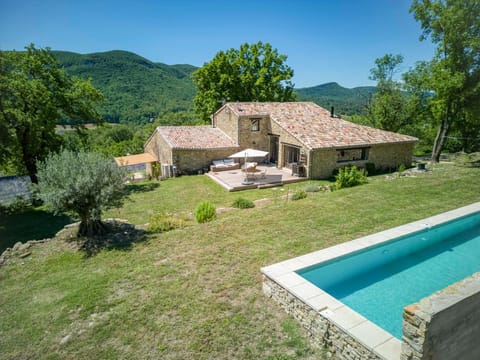 Property building, Natural landscape, Garden, Balcony/Terrace, Garden view, Mountain view, Swimming pool