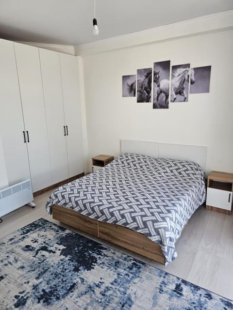 Bed, Photo of the whole room, Bedroom, wardrobe