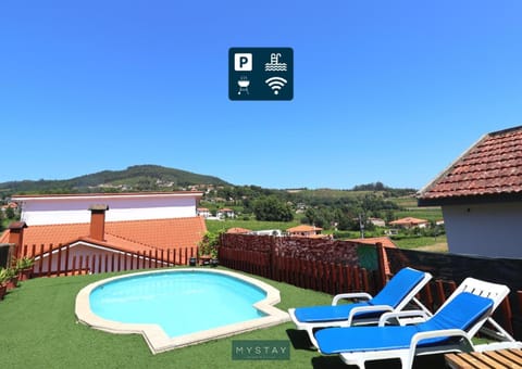 Property building, Living room, Swimming pool