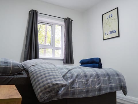 Bed, Photo of the whole room, Bedroom, towels, wardrobe