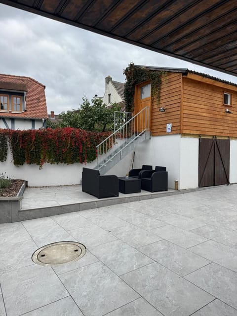 Property building, Patio, Seating area
