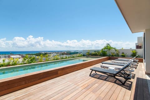 Solarium, View (from property/room), Balcony/Terrace, Balcony/Terrace, Sea view, Swimming pool, Swimming pool