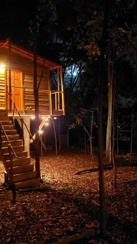 Cozy Treehouse Tent with Forest Trails near Waterfalls in Cumberland Plateau, TN Luxury tent in Watts Bar Lake