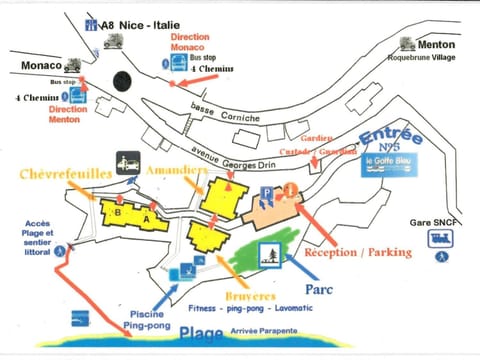 Appartement 6 personnes avec Wi-Fi, vue mer - FR-1-827-18 Apartment in Roquebrune-Cap-Martin