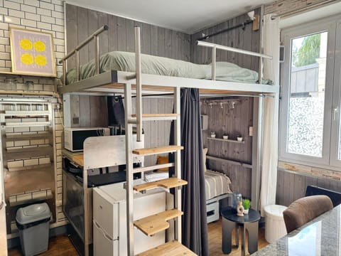Kitchen or kitchenette, Photo of the whole room, Bedroom, bunk bed, minibar