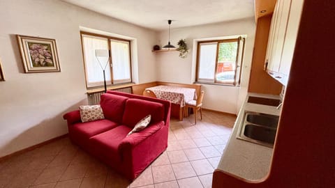 Kitchen or kitchenette, Living room, Dining area