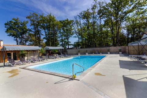 Property building, Living room, Swimming pool