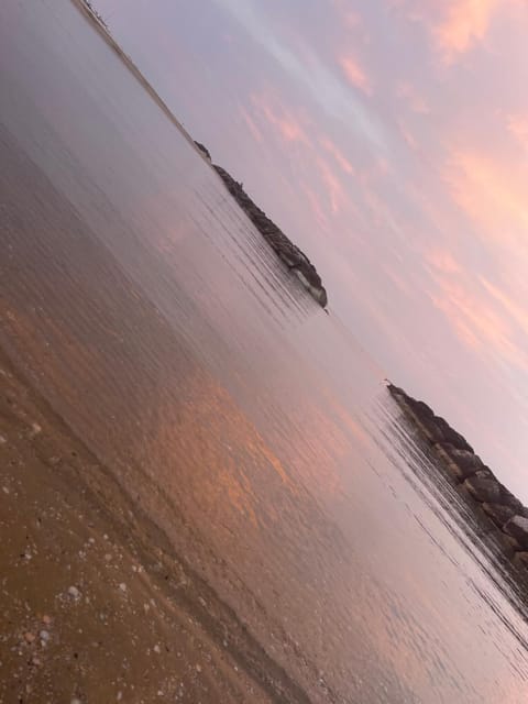 Day, Natural landscape, Beach, Sea view, Sunrise, Sunset