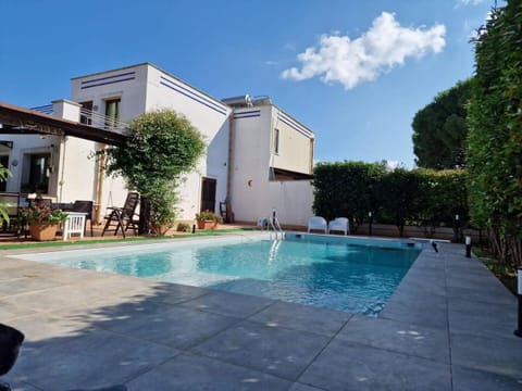 Patio, Pool view