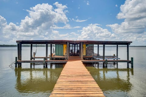 Little Lake George Hideaway with Furnished Boathouse House in Welaka