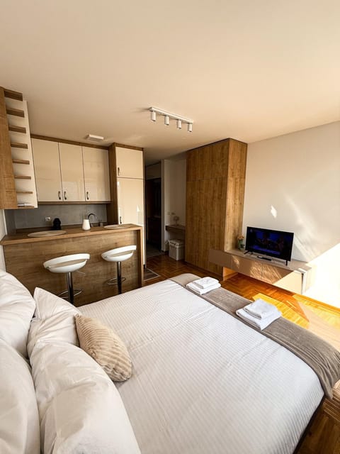 Bed, Living room, Photo of the whole room, Bedroom