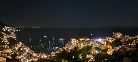 Night, Natural landscape, City view, Sea view