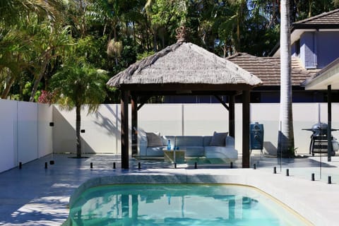 Patio, BBQ facilities, Swimming pool