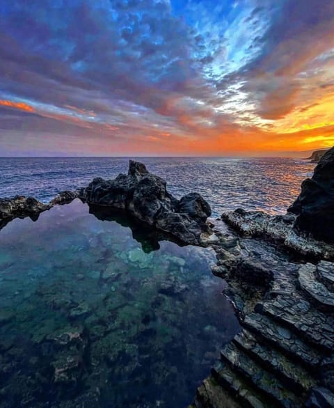 Nearby landmark, Natural landscape, Sea view, Sunset