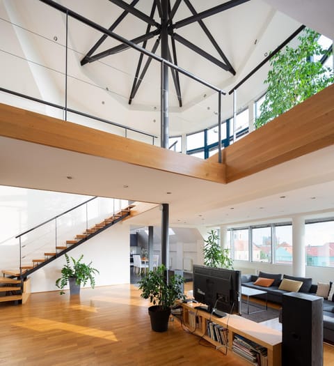 Living room, City view