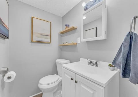 Toilet, Bathroom, towels