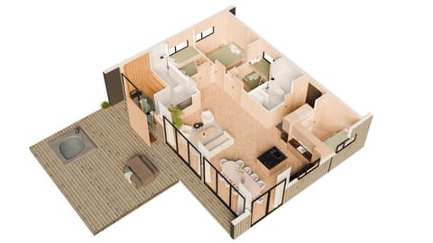 New designer cabin in Lofoten Cabin in Lofoten