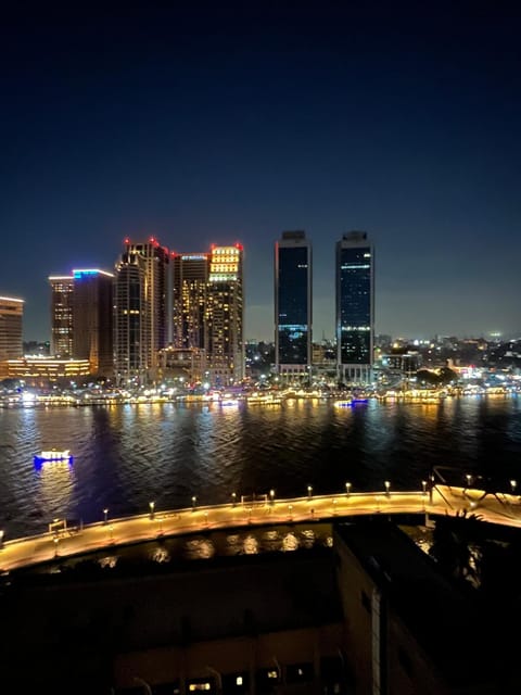 Nearby landmark, Night, Natural landscape, River view