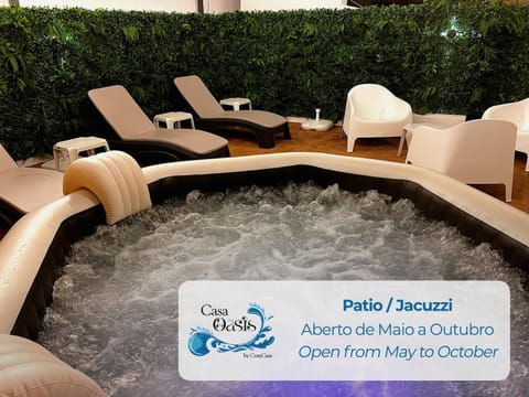 Patio, Hot Tub, Balcony/Terrace, sunbed