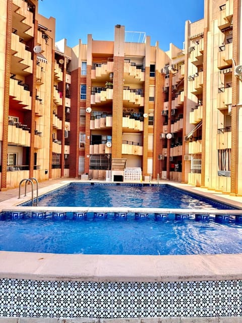 Property building, Pool view, Swimming pool