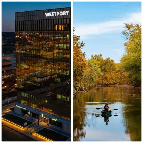 Blue Boho Music and Meme House Four Bedroom Home with Arcade near Westport Plaza House in Maryland Heights